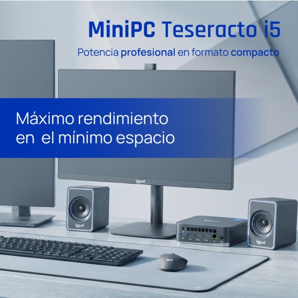 Iggual minipc teseracto i5 1235u 16+512 2hdmi w11p